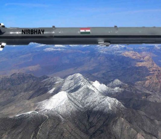 ‘निर्भय’ क्रूझ क्षेपणास्त्राची यशस्वी चाचणी