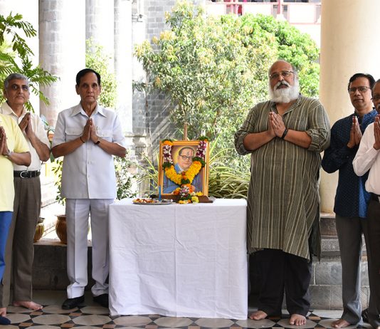 एमआयटी वर्ल्ड पीस युनिव्हर्सिटी तर्फे डॉ. बाबासाहेब आंबेडकरांची जयंती साजरी