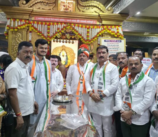 सांगवी–पिंपळे गुरवमध्ये राष्ट्रवादी काँग्रेसचा भक्तिभावात प्रचार शुभारंभ